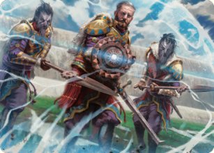 Dominaria United Art Series 03/81 Argivian Phalanx - Josh Hass