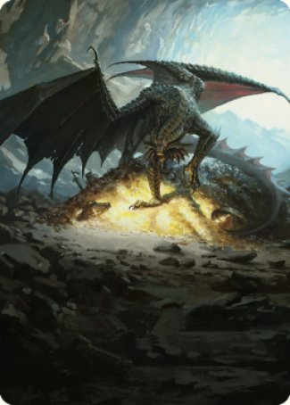 Battle for Baldur's Gate Art Series 04/81 Ancient Copper Dragon - Johan Grenier