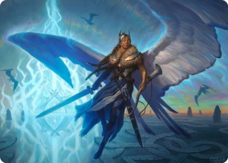 Kaldheim Art Series 06/81 Righteous Valkyrie - Chris Rahn