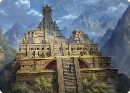 Lost Caverns of Ixalan Art Series 06/81 Barracks of the Thousand - Manuel Castanon