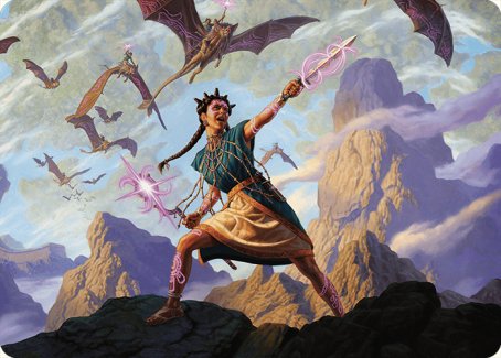 Lost Caverns of Ixalan Art Series 07/81 Warden of the Inner Sky - Raoul Vitale