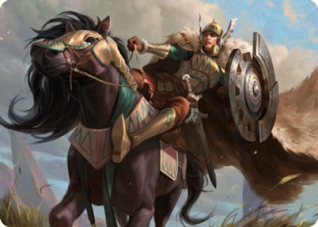 Dominaria United Art Series 10/81 Knight of Dawn's Light - Billy Christian