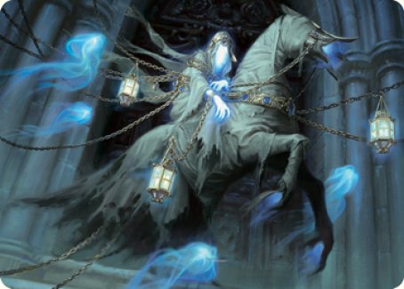 Innistrad Midnight Hunt Art Series 28/81 Patrician Geist - Marta Nael