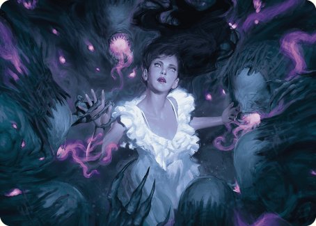 Wilds of Eldraine Art Series 30/81 Neva, Stalked by Nightmares - Tyler Jacobson