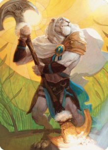 Dominaria United Art Series 42/81 Ajani, Sleeper Agent - Adam Rex