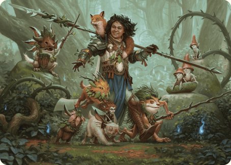 Wilds of Eldraine Art Series 49/81 Ellivere of the Wild Court - Dmitry Burmak