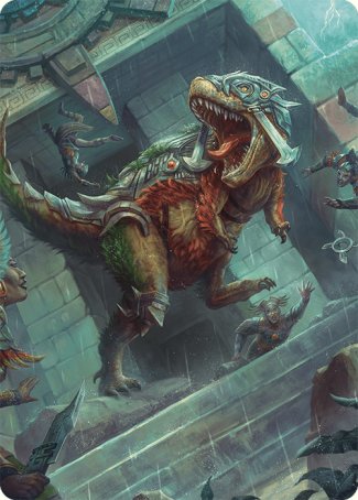 Lost Caverns of Ixalan Art Series 66/81 Carnage Tyrant - Monztre