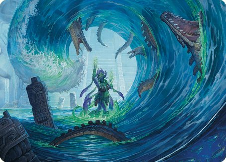 Lost Caverns of Ixalan Art Series 76/81 Wave Goodbye - Sam Hogg