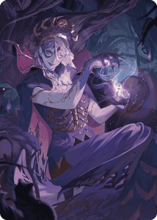 Wilds of Eldraine Art Series 80/81 Necropotence - Kuregure