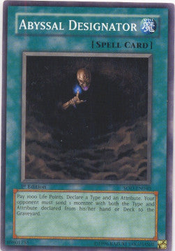 Abyssal Designator Yu-Gi-Oh! (SOD-EN040)