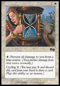 Urza's Saga 037/350 Rune of Protection Blue