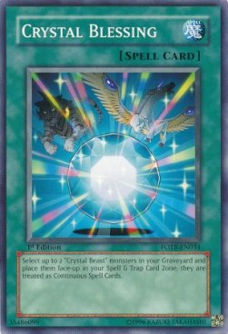 Crystal Blessing Yu-Gi-Oh! (FOTB-EN034)