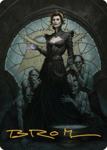 Dominaria United Art Series 24/81 Liliana of the Veil - Brom (SIGNED)