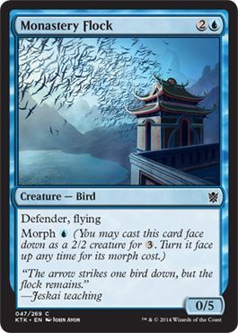 Khans of Tarkir 047/269 Monastery Flock (Foil)