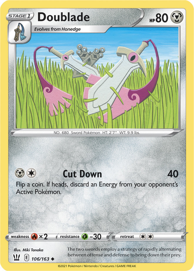 Battle Styles 106/163 Doublade (Reverse Holo)