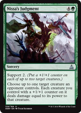 Oath of the Gatewatch 139/184 Nissa's Judgment (Foil)