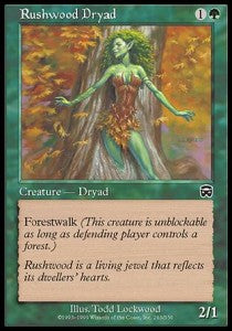 Mercadian Masques 263/350 Rushwood Dryad