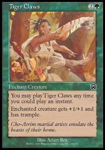 Mercadian Masques 279/350 Tiger Claws