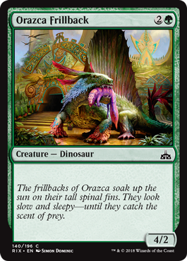 Rivals of Ixalan 140/196 Orazca Frillback (Foil)