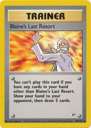 Gym Heroes 105/132 Blaine's Last Resort (AS)