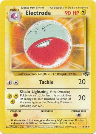 Jungle 02/64 Electrode (Holo)(AS)