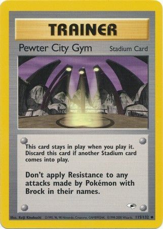 Gym Heroes 115/132 Pewter City Gym