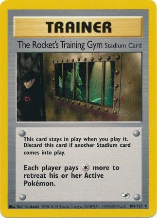 Gym Heroes 104/132 The Rocket's Training Gym (AS)