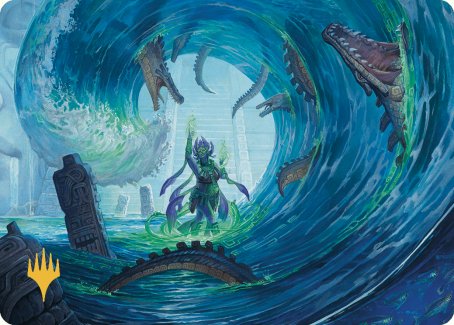 Lost Caverns of Ixalan Art Series 76/81 Wave Goodbye - Sam Hogg (STAMPED)