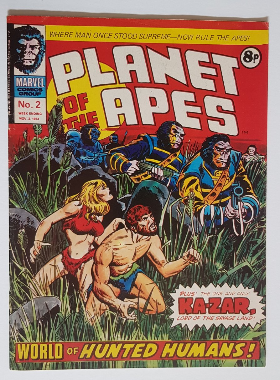 Planet of the Apes #2 Marvel Comics UK (1974)(JB)