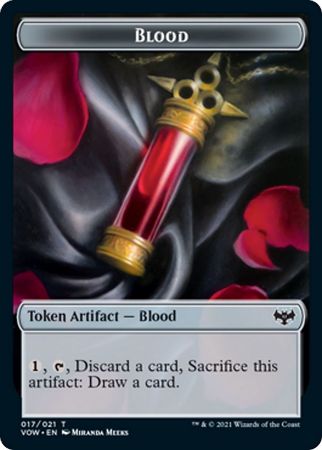 Vampire 016/021 Blood 017/021 Innistrad: Crimson Vow Token