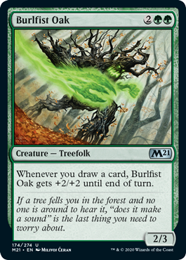 Core Set 2021 174/274 Burlfist Oak (Foil)