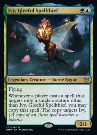 Dominaria United 201/281 Ivy Gleeful Spellthief (Foil)