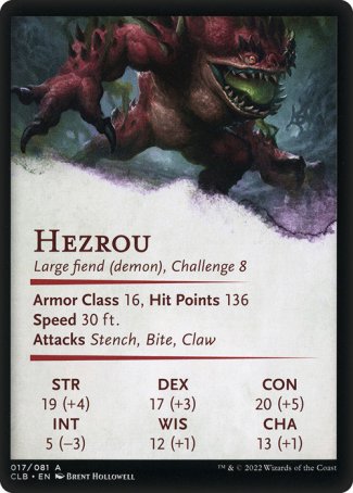 Battle for Baldur's Gate Art Series 17/81 Hezrou