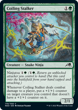 Kamigawa: Neon Dynasty 179/302 Coiling Stalker (Foil)