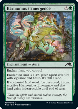 Kamigawa: Neon Dynasty 190/302 Harmonious Emergence (Foil)