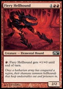 Magic 2010 135/249 Fiery Hellhound