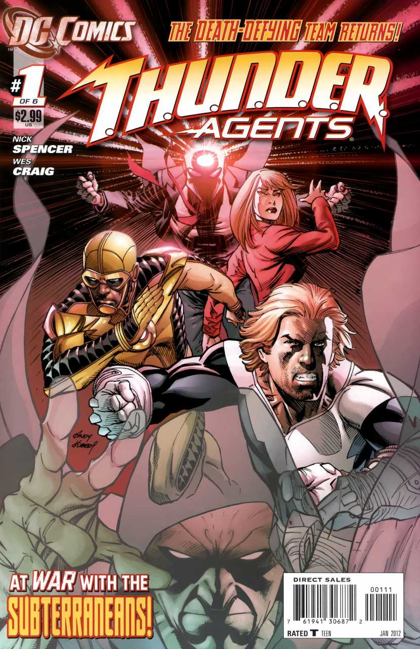 Thunder Agents #1 Marvel Comics (2012)