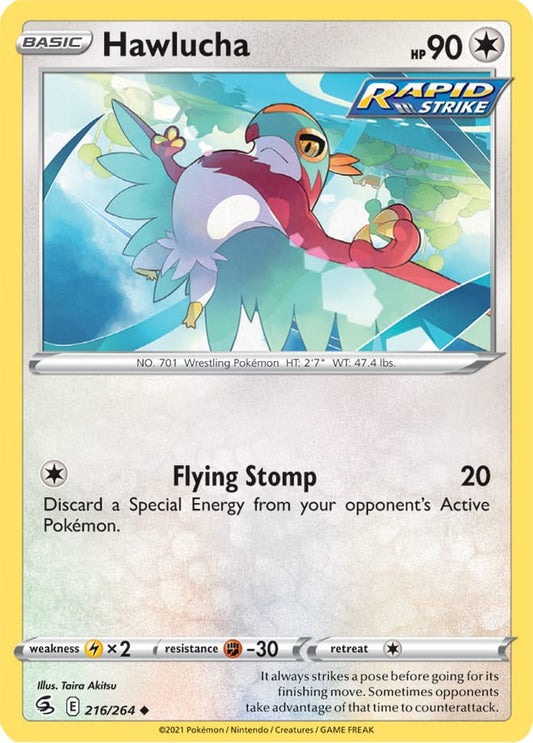 Fusion Strike 216/264 Hawlucha (Reverse Holo)