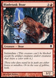 Zendikar 118/249 Bladetusk Boar