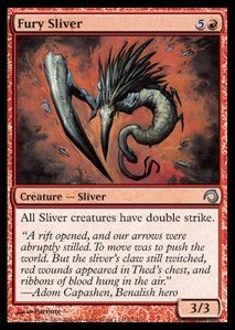 Premium Deck Series Slivers 25/41 Fury Sliver (Foil)