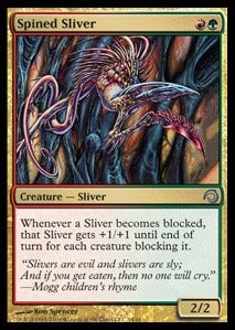 Premium Deck Series Slivers 14/41 Spined Sliver (Foil)