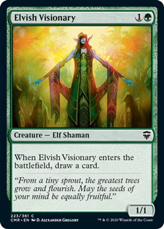 Commander Legends 223/361 Elvish Visionary (Foil)