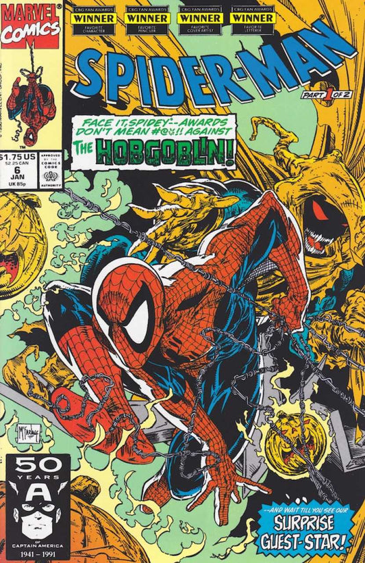 Spider-man #6 Marvel Comics (1990)