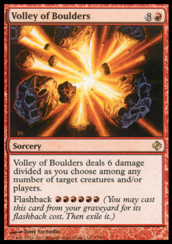 Duel Decks: Venser vs. Koth 73/77 Volley of Boulders