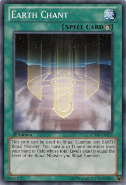 Earth Chant Yu-Gi-Oh! (LCYW-EN277)