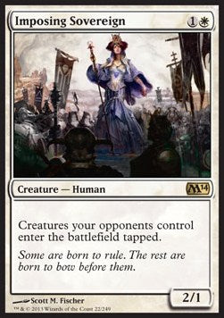 Magic 2014 022/249 Imposing Sovereign (Foil)