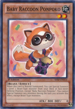 Baby Raccoon Ponpoko (SHSP-EN014)