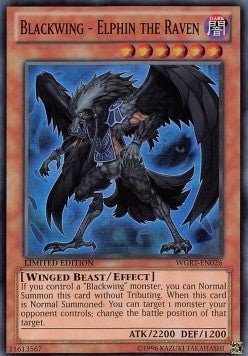 Blackwing Elphin the Raven (Super Rare)(WGRT-EN026)