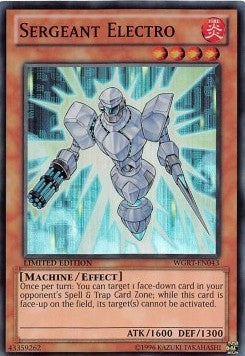 Sergeant Electro (Super Rare)(WGRT-EN043)