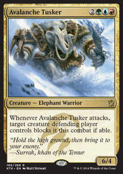 Khans of Tarkir 166/269 Avalanche Tusker (Foil)